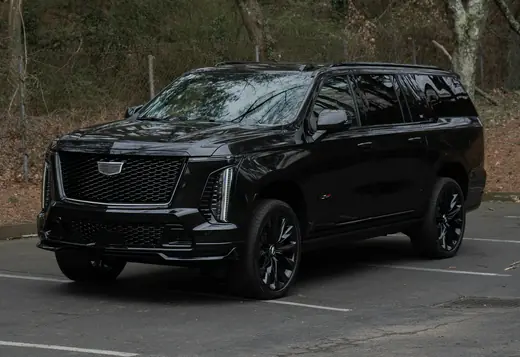 Black Cadillac Escalade for long-distance travel